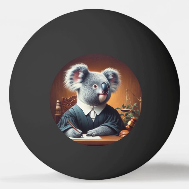 Koala Judge Ping Pong Ball (Front)