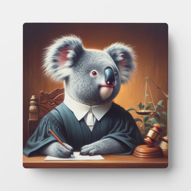 Koala Judge Plaque (Front)
