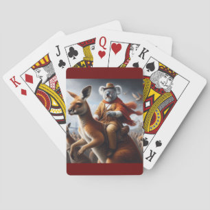 Koala Kangaroo Rider Playing Cards