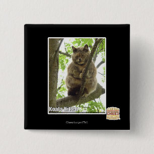 Koala Kitteh 2 Inch Square Button