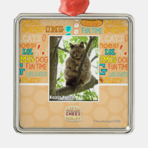 Koala Kitteh Metal Ornament