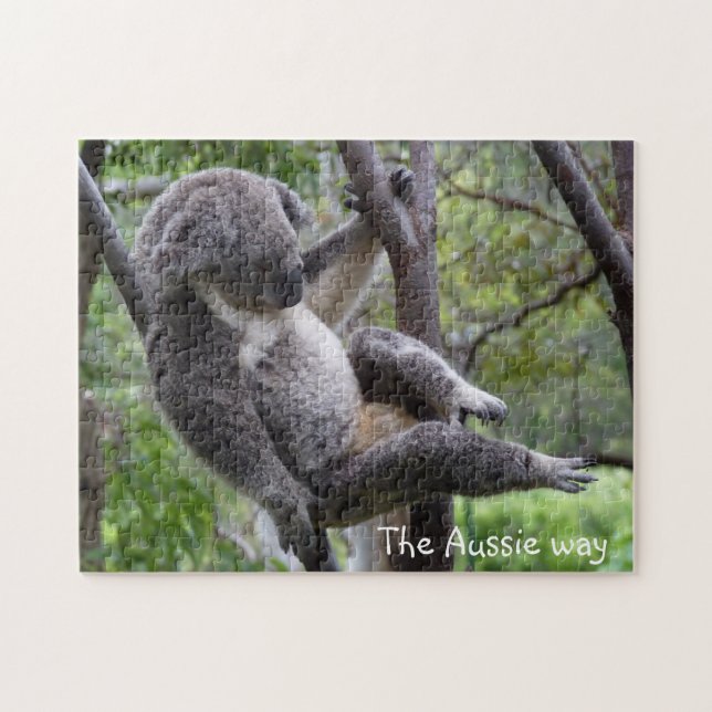 koala - le puzzle denteux de manière australienne (Horizontal)