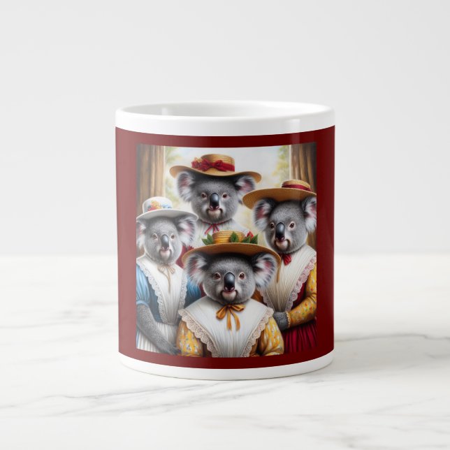 Koala Little Women Large Coffee Mug (Front)
