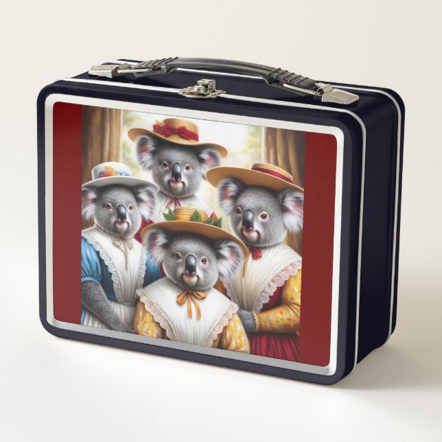 Koala Little Women Metal Lunch Box (Front)