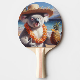 Koala Luau Ping Pong Paddle