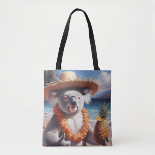 Koala Luau Tote Bag