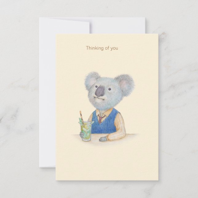 Koala & Mojito Card (Front)
