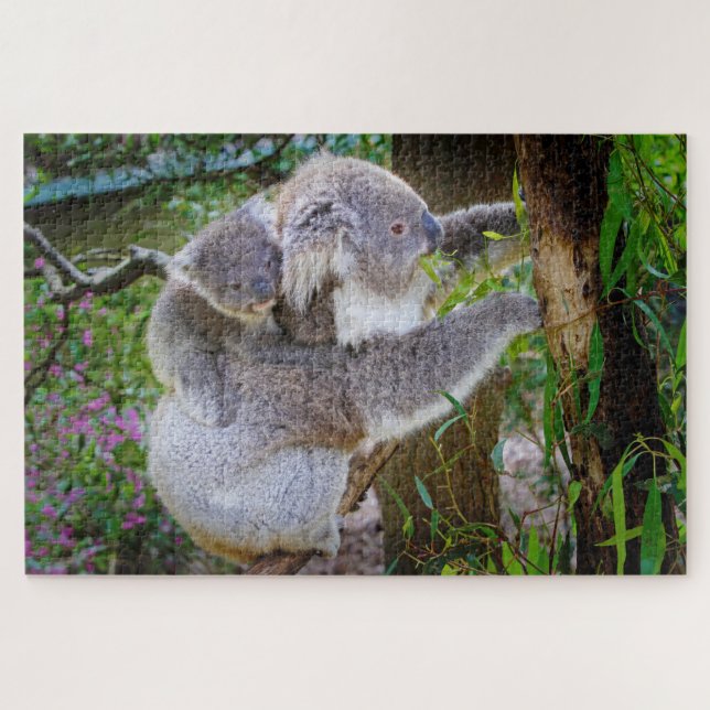 Koala mom and son jigsaw puzzle (Horizontal)
