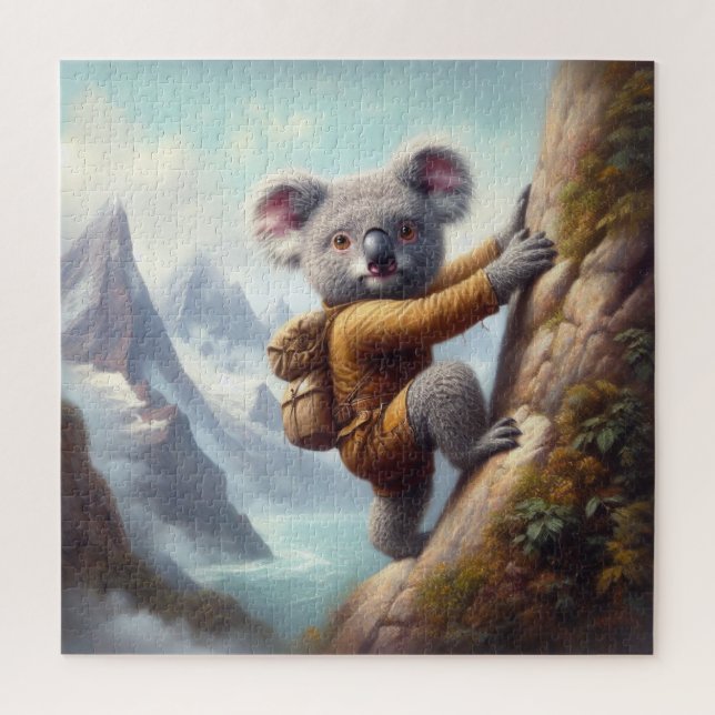 Koala Mountain Climbing Jigsaw Puzzle (Vertical)