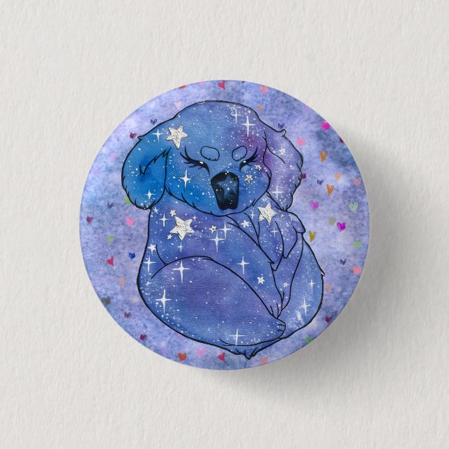 Koala named Seven 1 Inch Round Button (Front)