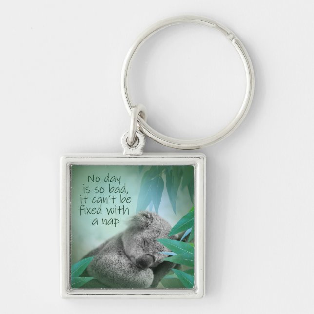 Koala Nap Keychain (Front)