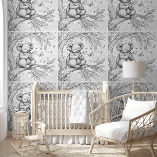 Koala Nature Colouring Wallpaper
