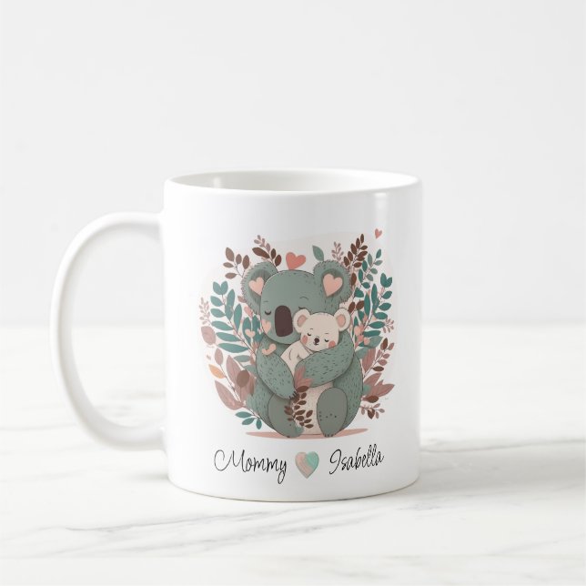 Koala personnalisées Ours Love Mug (Gauche)
