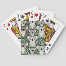 Koala Playing Cards