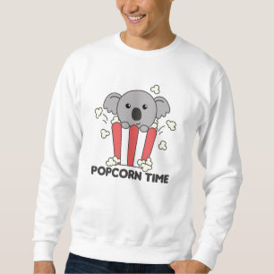 Koala Popcorn Time Sweet Animals Popcorn Bag Sweatshirt