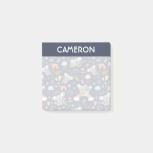 Koala Rainbow Love Pattern Post-it Notes