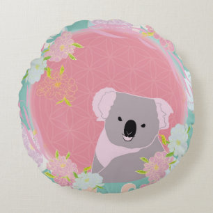 koala round pillow