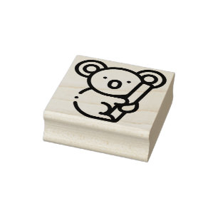 Koala Rubber Stamp