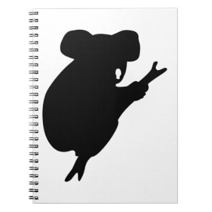 Koala Silhouette Notebook