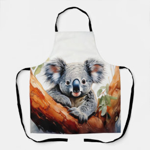 Koala Sitting in a Gum tree Apron