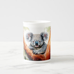 Koala Sitting in a Gum tree Bone China Mug