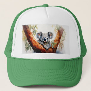 Koala Sitting in a Gum tree Trucker Hat