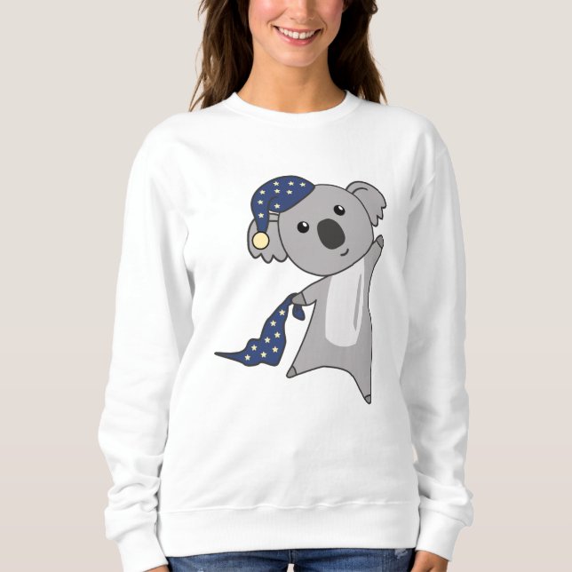 Koala Sleepyhead Koalas Cute Animals Sweatshirt (Front)