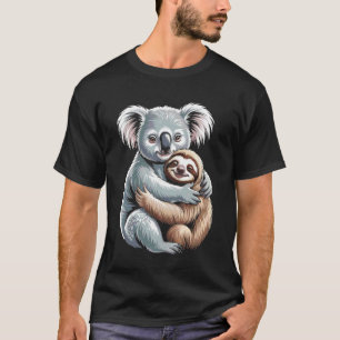 Koala Sloth Hugging Marsupial Koalas Wildlife Koal T-Shirt