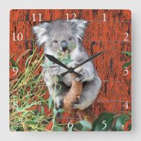 Koala Snack Time Clock