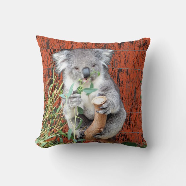 Koala Snack Time Cushion (Front)