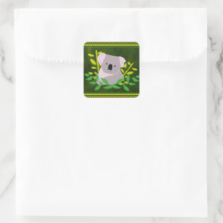 Koala Square Sticker