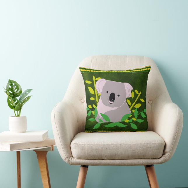 Koala Throw Pillow (Chair)