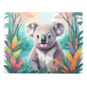 Koala Vector Art Animal In The Majestic Nature Notepad
