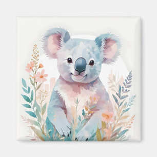 Koala Vintage Animal Nature Environment Forest Art Magnet