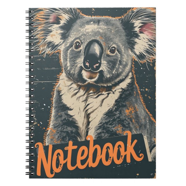 Koala Vintage Notebook (Front)