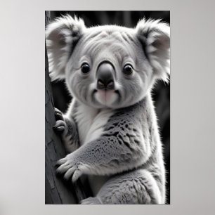 Koala Wildlife Majestic Nature Life Forest Poster