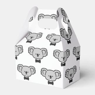 Koala with tie favor box