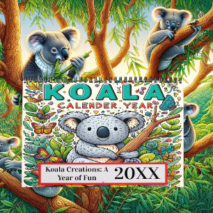 Koala Wonders: A Year of Fun 2025/2026 Calendar