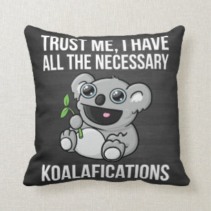 KOALAFICATIONS THROW PILLOW