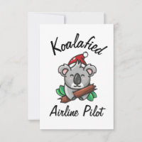 Koalafied Airline Pilot Card
