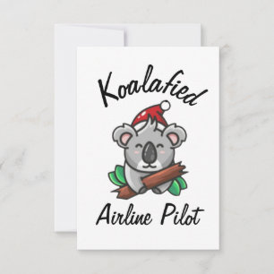 Koalafied Airline Pilot Card