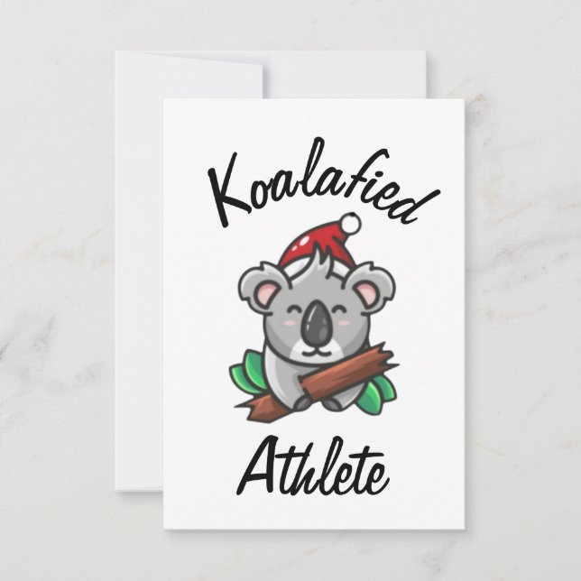 Koalafied Athlete Card (Front)