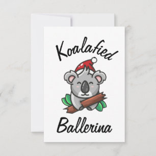 Koalafied Ballerina Card