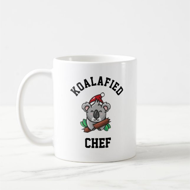 Koalafied Chef Coffee Mug (Left)