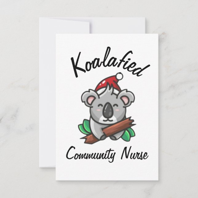 Koalafied Community Nurse Card (Front)