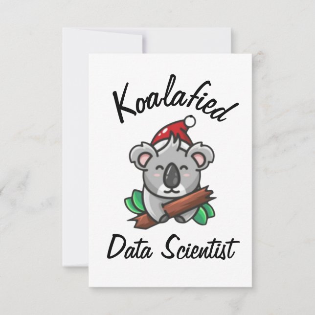 Koalafied Data Scientist Card (Front)
