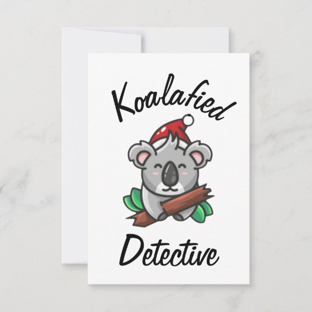 Koalafied Detective Card (Front)