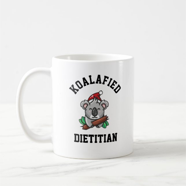 Koalafied Dietician Coffee Mug (Left)