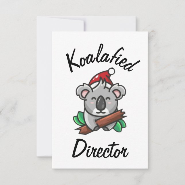 Koalafied Director Card (Front)
