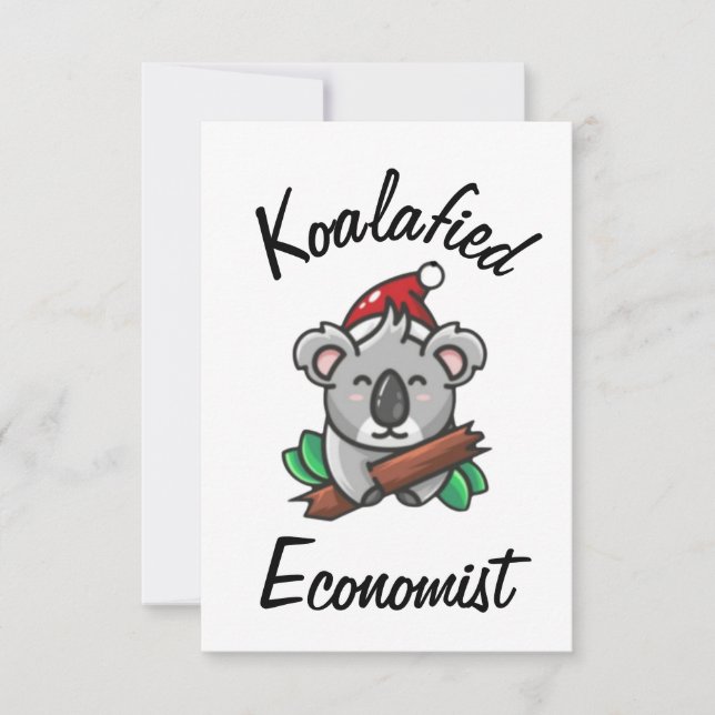 Koalafied Economist Card (Front)